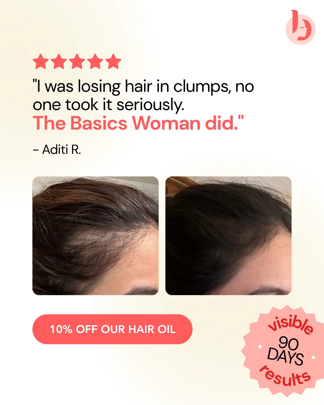 TBW — before/after testimonial